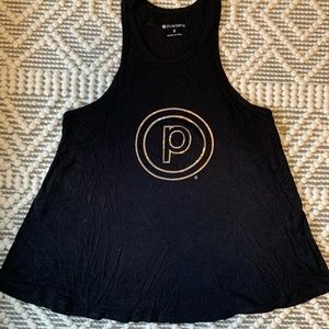 Pure Barre black trapeze tank sz S